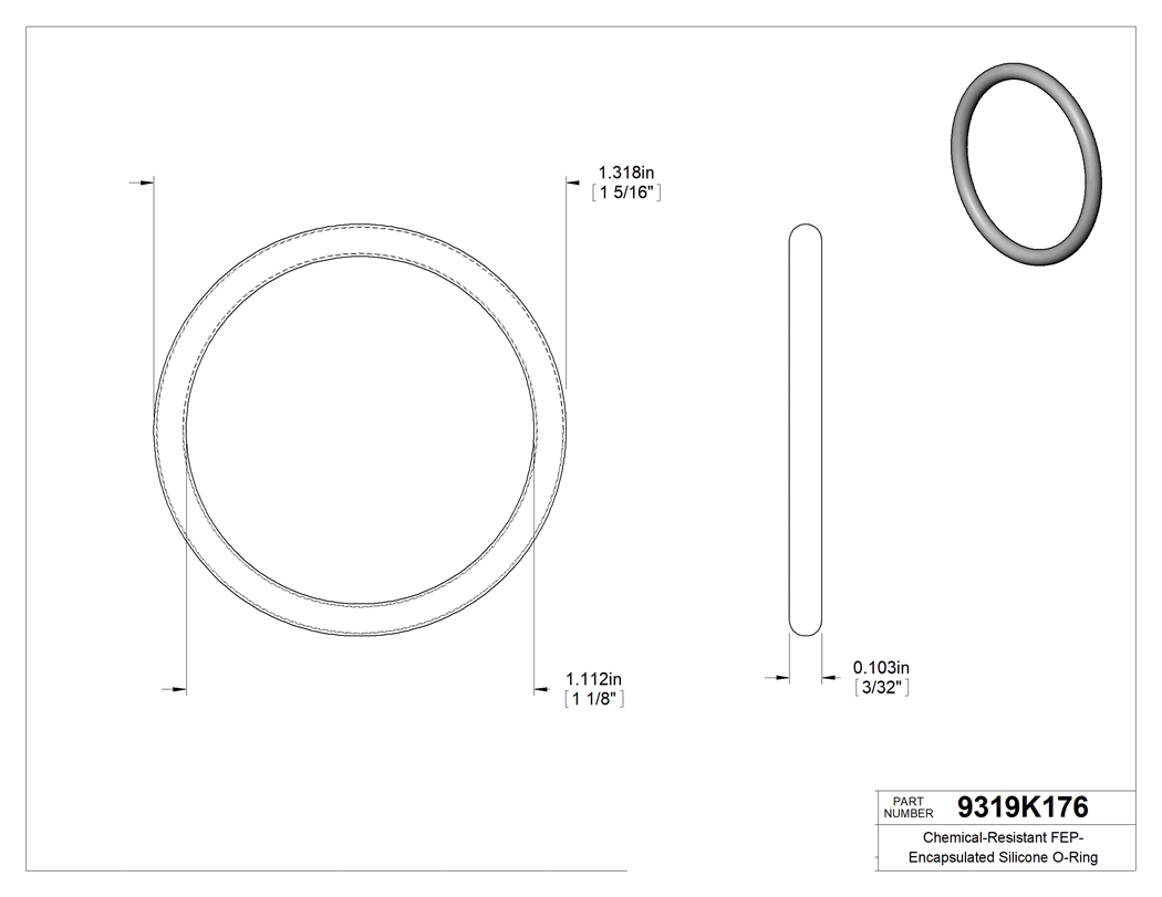 Technical drawing - 9319K176